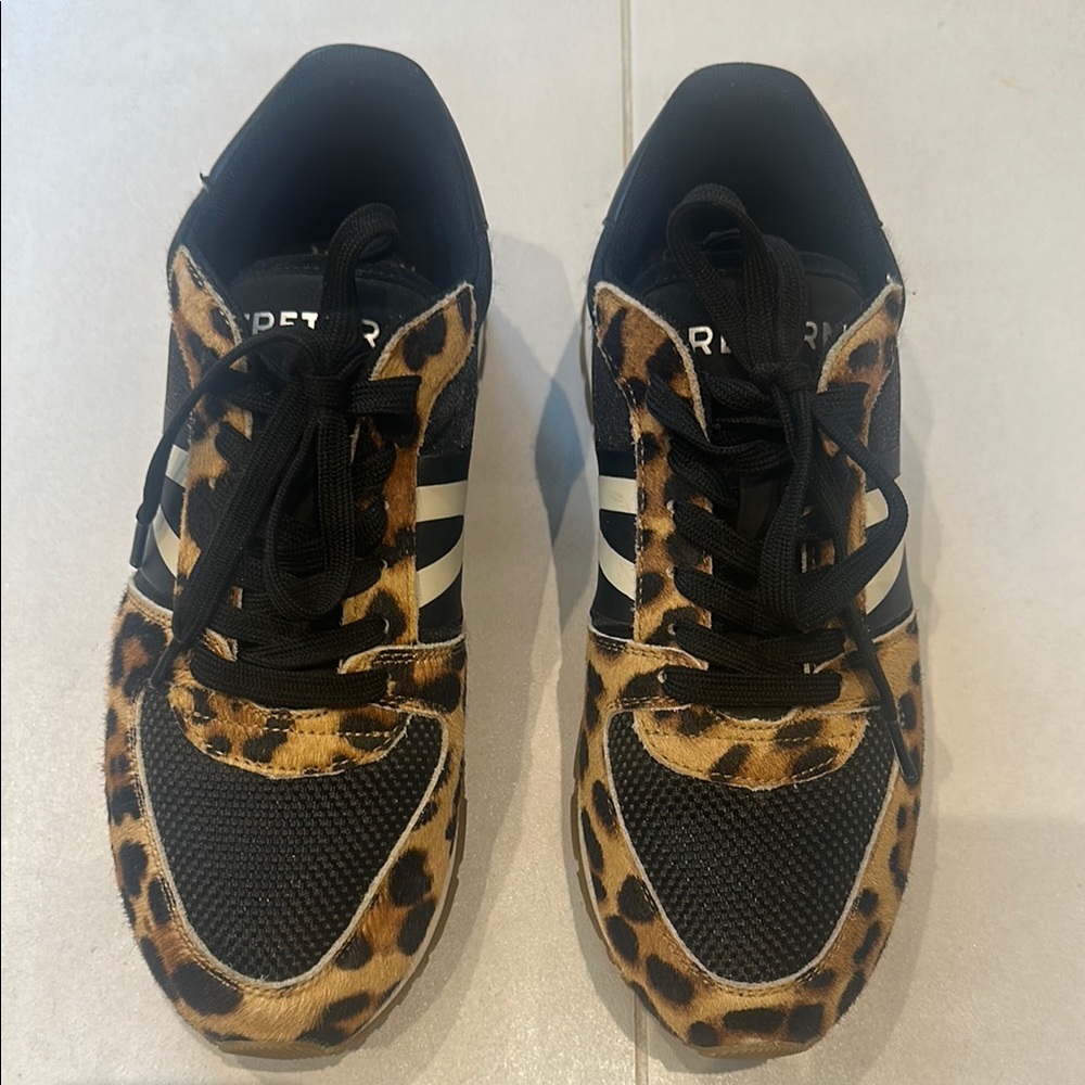 Tretorn Leopard Print Sneakers